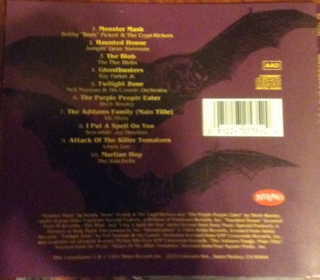 Halloween Hits - Various (CD) music collectible - Main Image 2