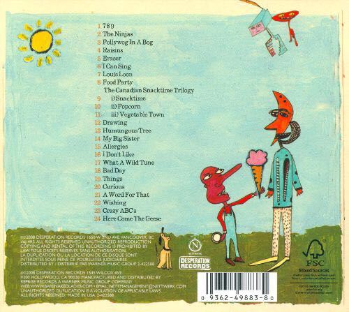Snacktime! - Barenaked Ladies (CD - 5402) music collectible [Barcode 857281002076] - Main Image 2