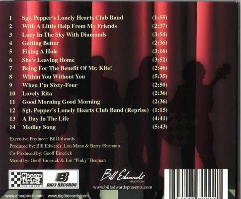 Sgt. Pepper Live - Cheap Trick (CD - 46) music collectible [Barcode 804983700021] - Main Image 2