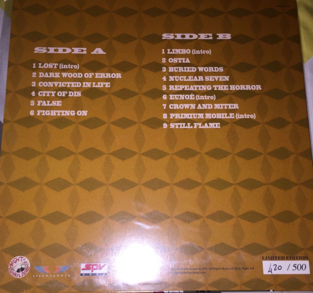 Dante Xxi - Sepultura (CD) music collectible [Barcode 7898369064381] - Main Image 2