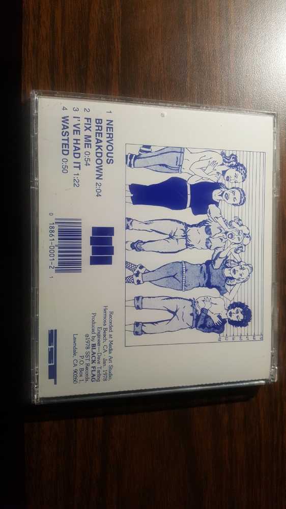 Nervous Breakdown - Black Flag (CD) music collectible [Barcode 018861000121] - Main Image 2