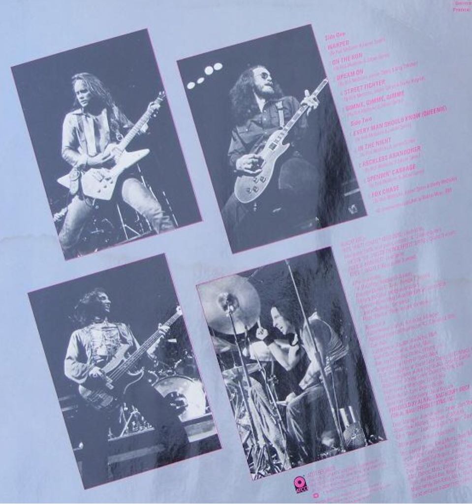 Tomcattin - Blackfoot (12” - 40:42) music collectible [Barcode 075679038326] - Main Image 2