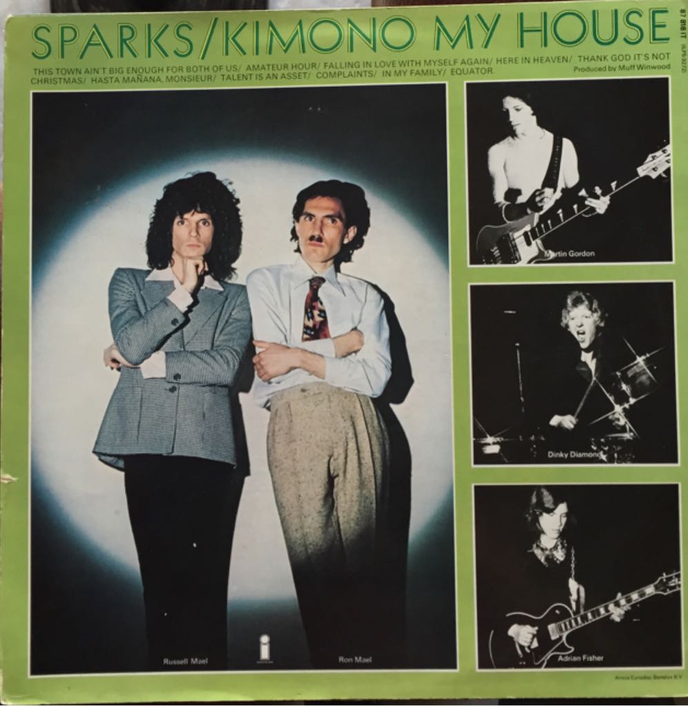 Kimono My House - Sparks (12” - 36) music collectible - Main Image 2