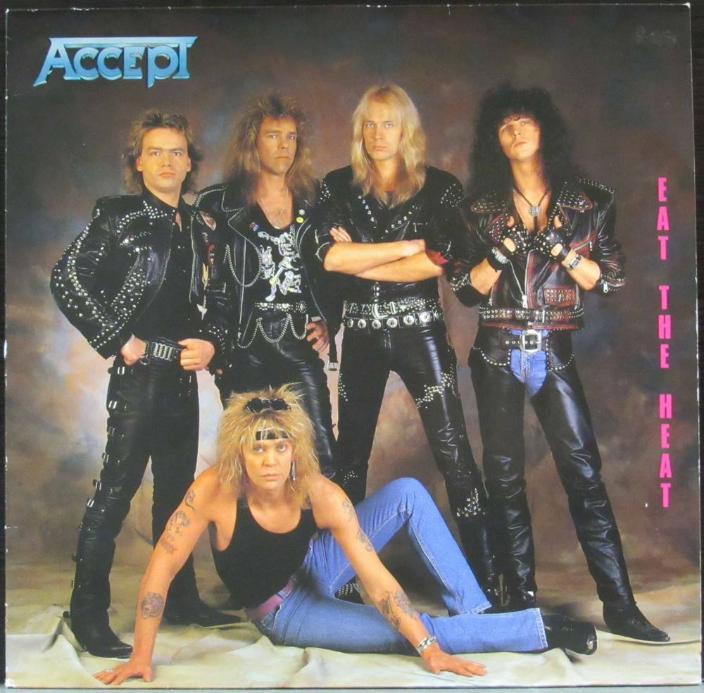 Eat The Heat - Accept (MP3 - 45) music collectible [Barcode 0035627408328] - Main Image 1