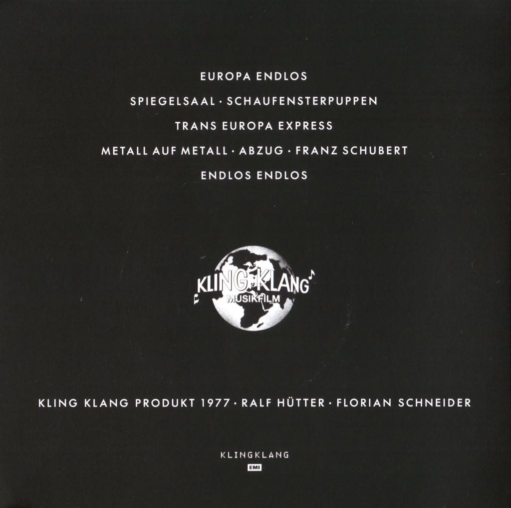 Trans Europe Express - Kraftwerk (CD - 4245) music collectible [Barcode 5099996602010] - Main Image 2