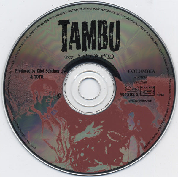Tambu - Toto (CD - 66) music collectible [Barcode 5099748120229] - Main Image 4