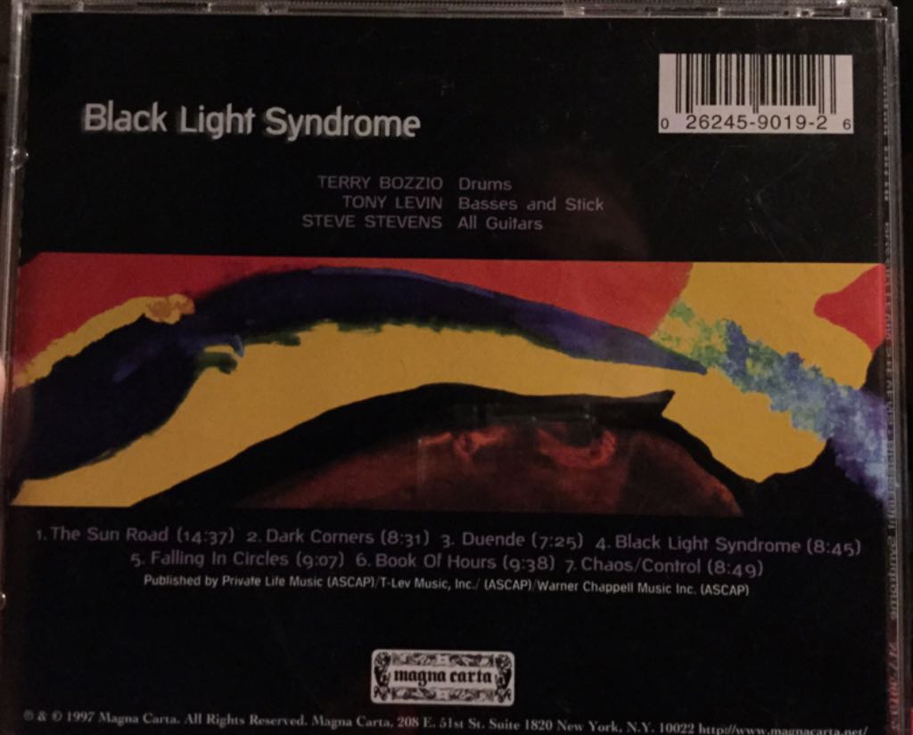 Black Light Syndrome - Bozzio Levin Stevens (CD - 67) music collectible [Barcode 026245901926] - Main Image 2