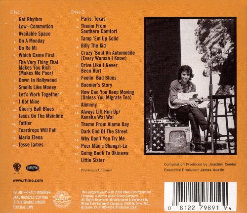 Ry Cooder Anthology: The UFO Has Landed, The - Ry Cooder (CD) music collectible [Barcode 081227989194] - Main Image 2