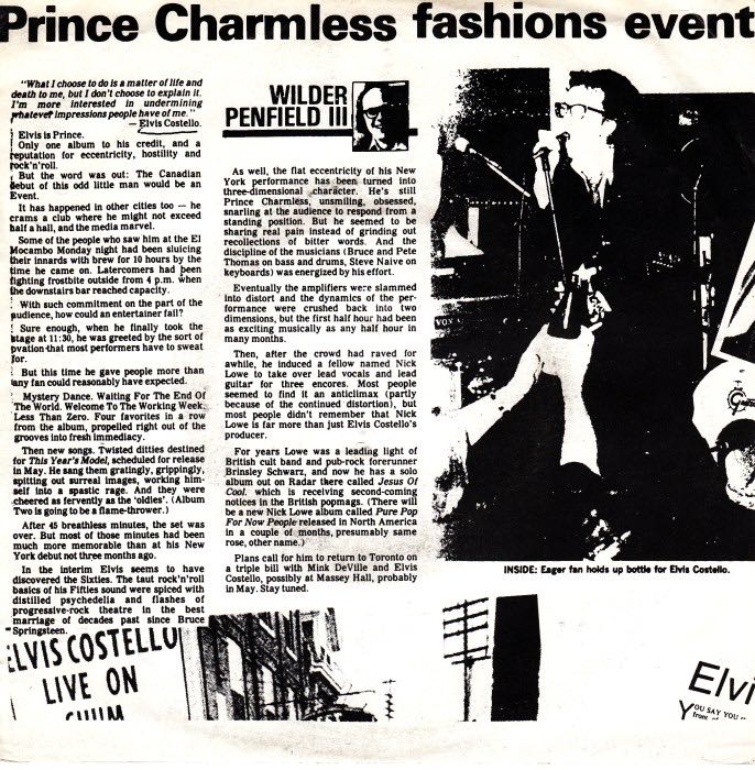 Live at the El Mocambo - Costello, Elvis & The Attractions (CD - 4859) music collectible [Barcode 602517913790] - Main Image 2