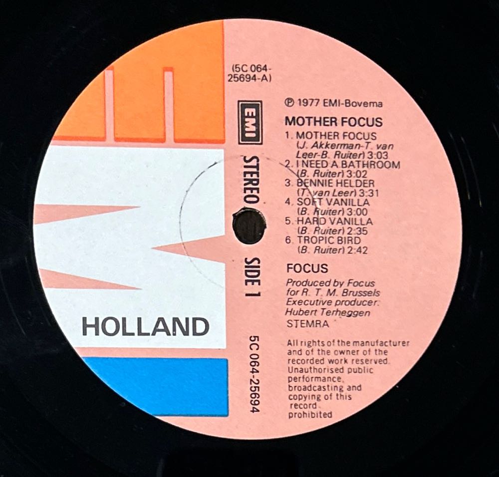 Mother Focus - Focus (12”) music collectible - Main Image 3