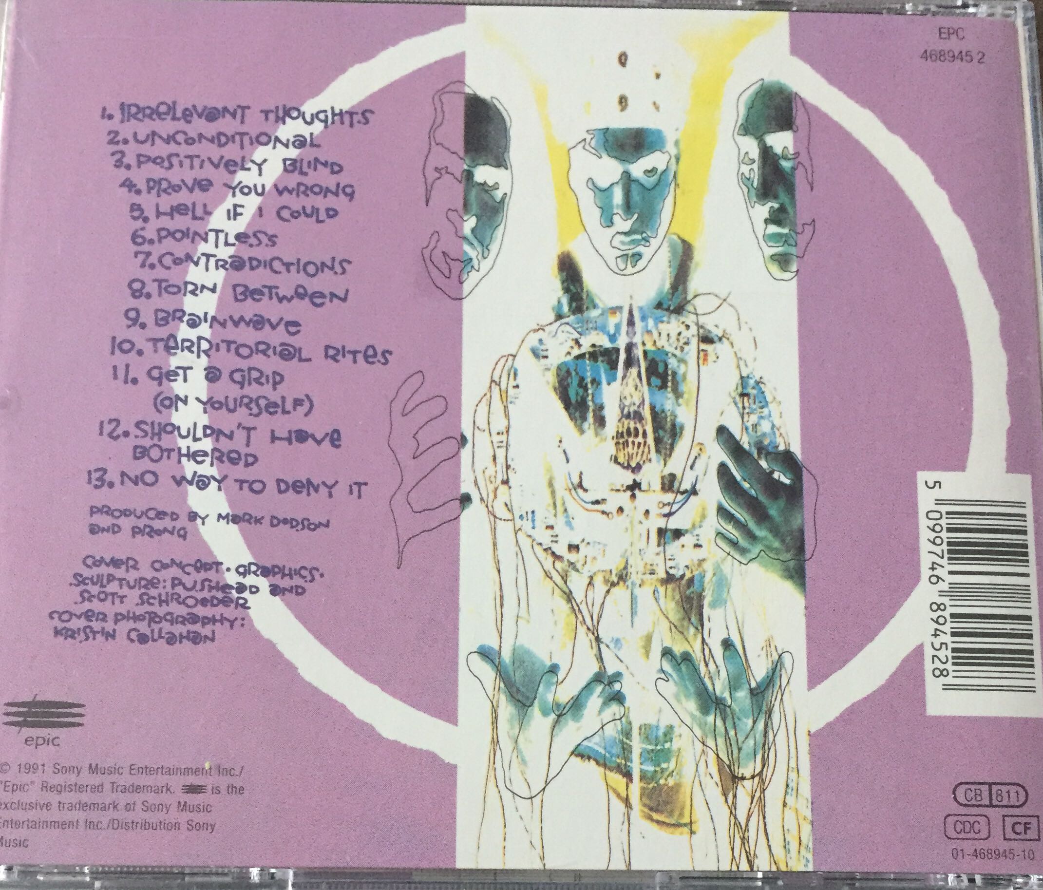 Prove You Wrong - Prong (CD) music collectible [Barcode 5099746894528] - Main Image 2