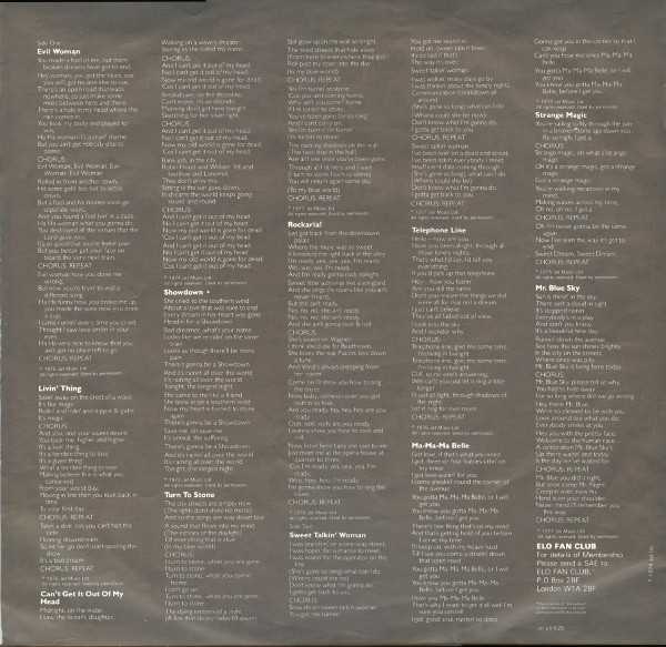 ELO’s Greatest Hits - Electric Light Orchestra (12”) music collectible - Main Image 4