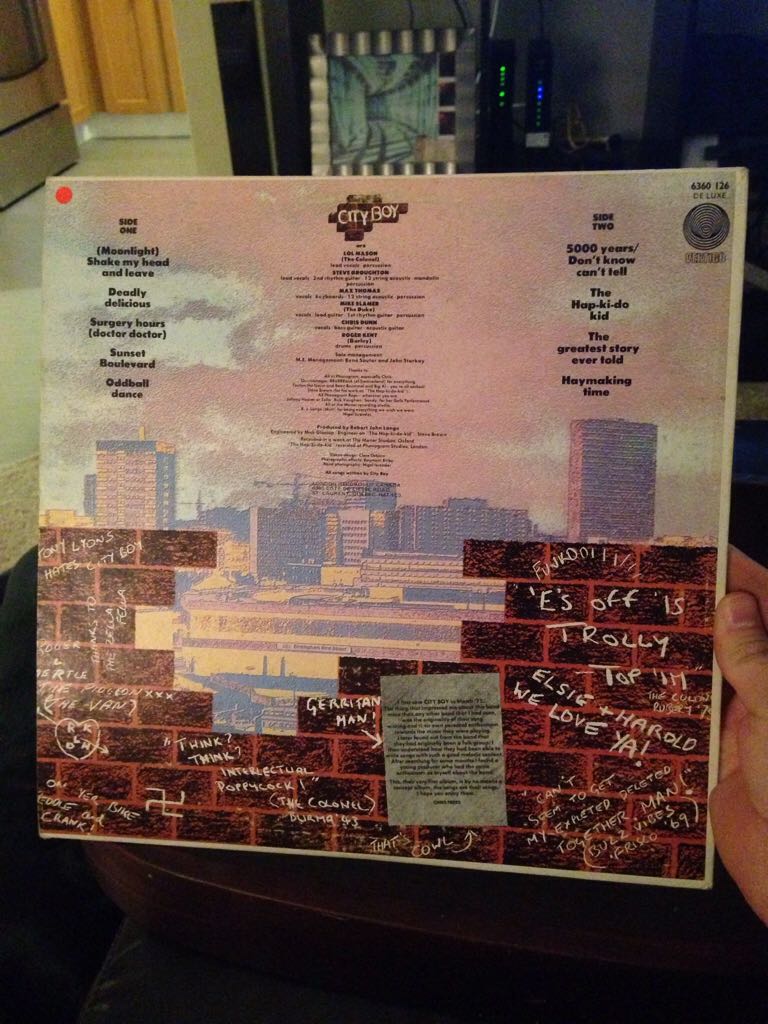 City Boy - City Boy (12”) music collectible - Main Image 2