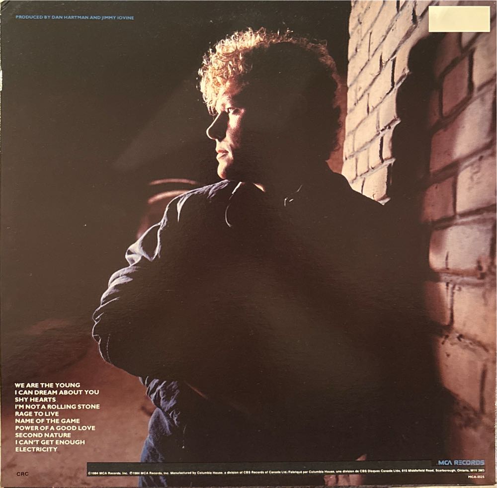 I Can Dream About You - Hartman, Dan (12” - 43) music collectible - Main Image 2