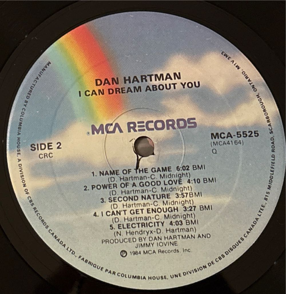 I Can Dream About You - Hartman, Dan (12” - 43) music collectible - Main Image 4