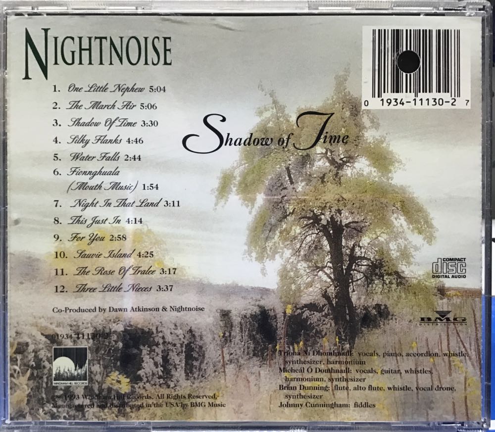 Shadow Of Time - Nightnoise (CD - 46) music collectible [Barcode 019341113027] - Main Image 2