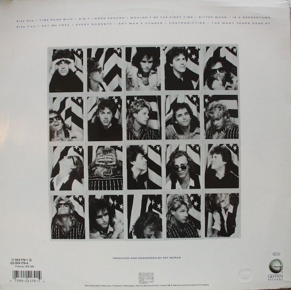 Any Mans Hunger - Danny Wilde (12”) music collectible [Barcode 075992417921] - Main Image 2