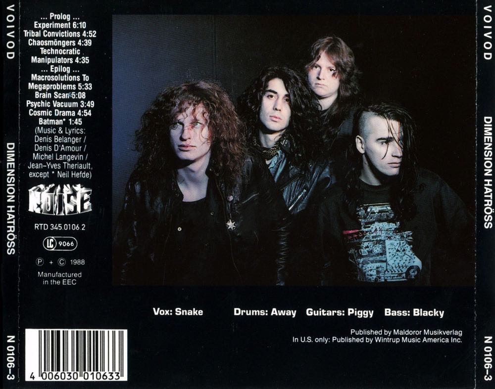 Dimension Hatröss - Voivod (CD-R - 41) music collectible - Main Image 2