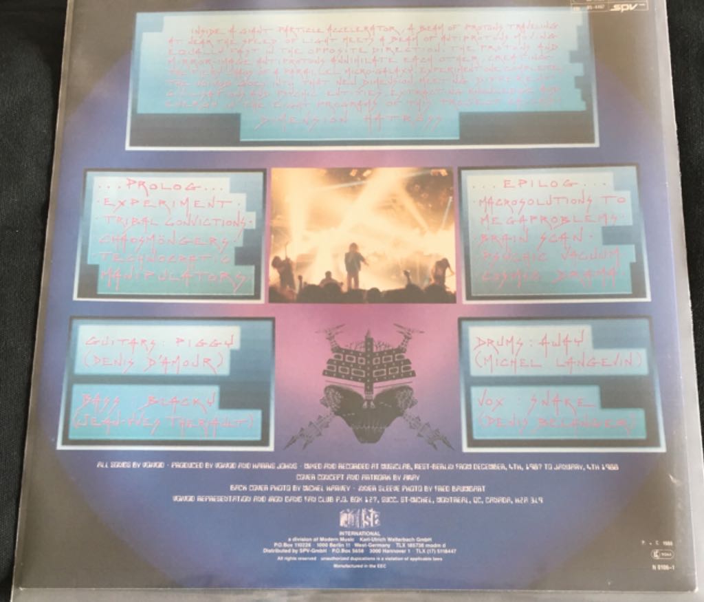 Dimension Hatröss - Voivod (12”) music collectible - Main Image 2