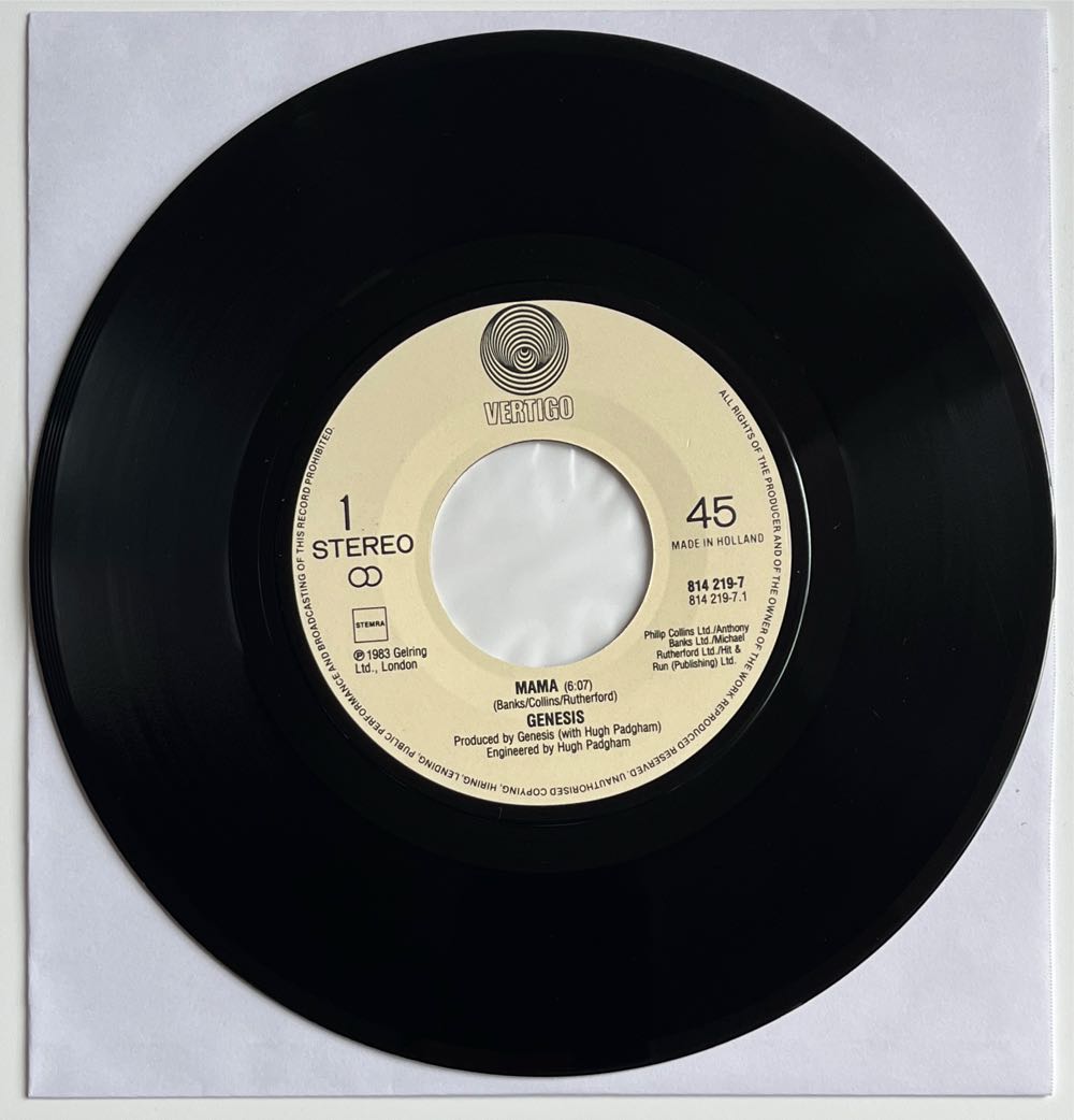 MAMA - Genesis (7” - 11) music collectible - Main Image 3