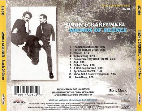 Sounds of Silence - Simon & Garfunkel (12” - 29) music collectible [Barcode 074640926921] - Main Image 2