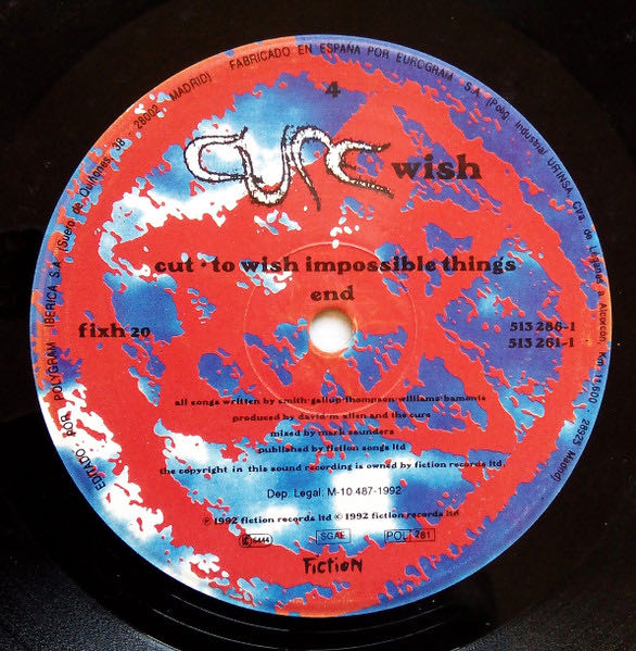 Wish - Cure (CD) music collectible [Barcode 731451326110] - Main Image 4