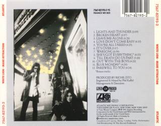 Mane Attraction - White Lion (CD - 64) music collectible [Barcode 075678219320] - Main Image 2