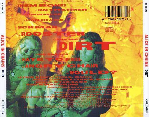 Dirt - Alice In Chains (VinylDisc (vinyl CD)) music collectible [Barcode 0074645247526] - Main Image 2