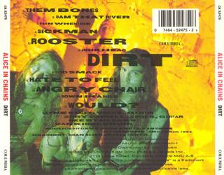 Dirt - Alice In Chains (CD - 58) music collectible [Barcode 9399747457026] - Main Image 2
