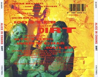 Dirt - Alice In Chains (CD - 57:34) music collectible - Main Image 2