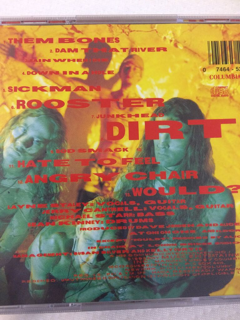 Dirt - Alice In Chains (CD) music collectible - Main Image 2