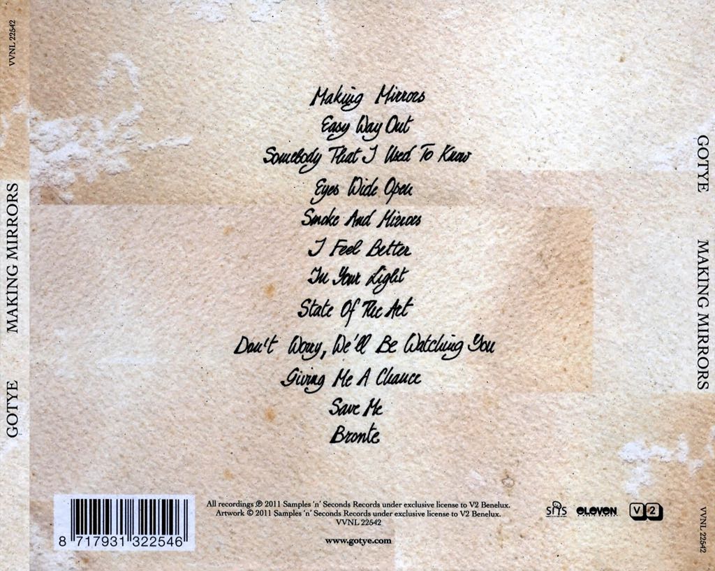 Making Mirrors -- Eyes Wide Open - Gotye (MP3) music collectible [Barcode 602527757568] - Main Image 2
