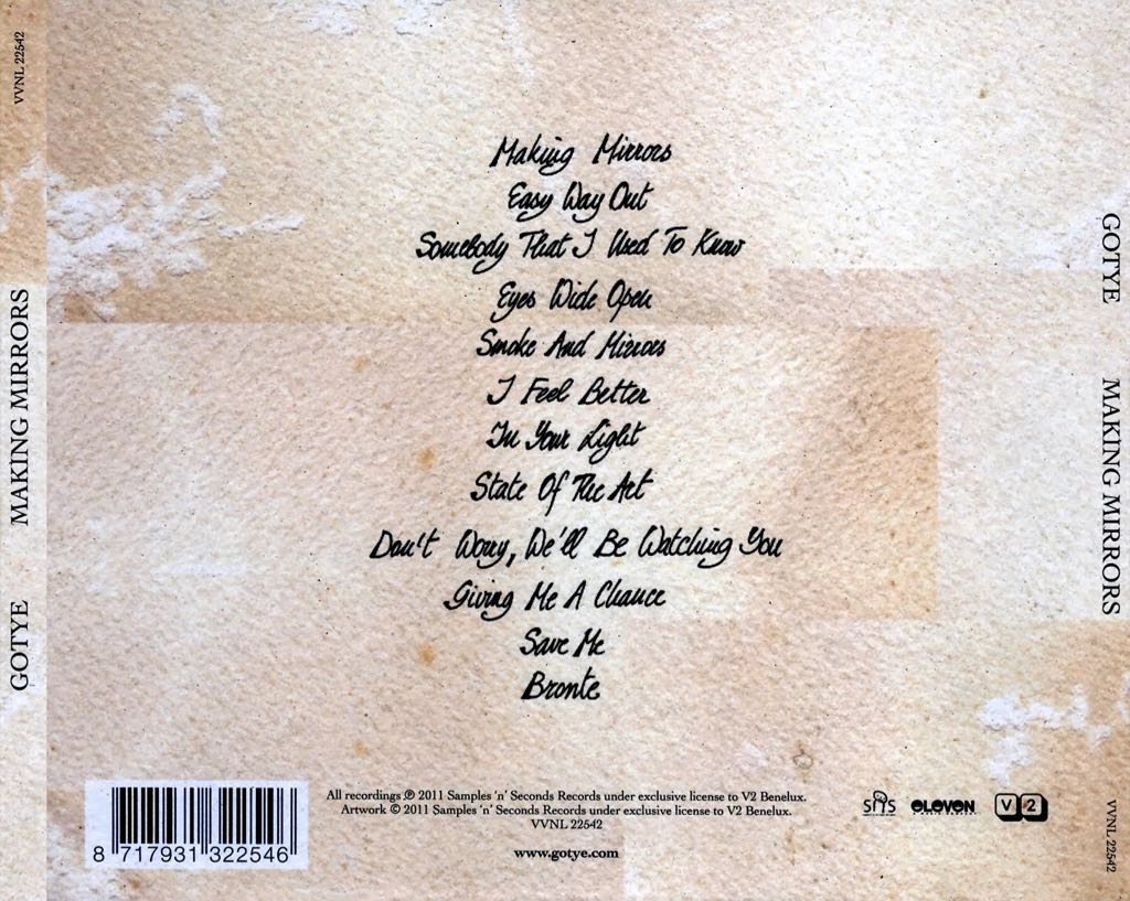 Making Mirrors - Gotye (12”) music collectible [Barcode 602527939315] - Main Image 2