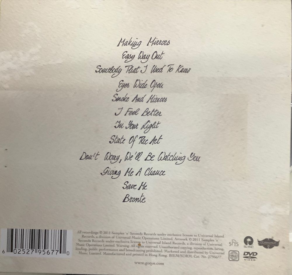 Making Mirrors - Gotye (CD) music collectible [Barcode 602527956770] - Main Image 2