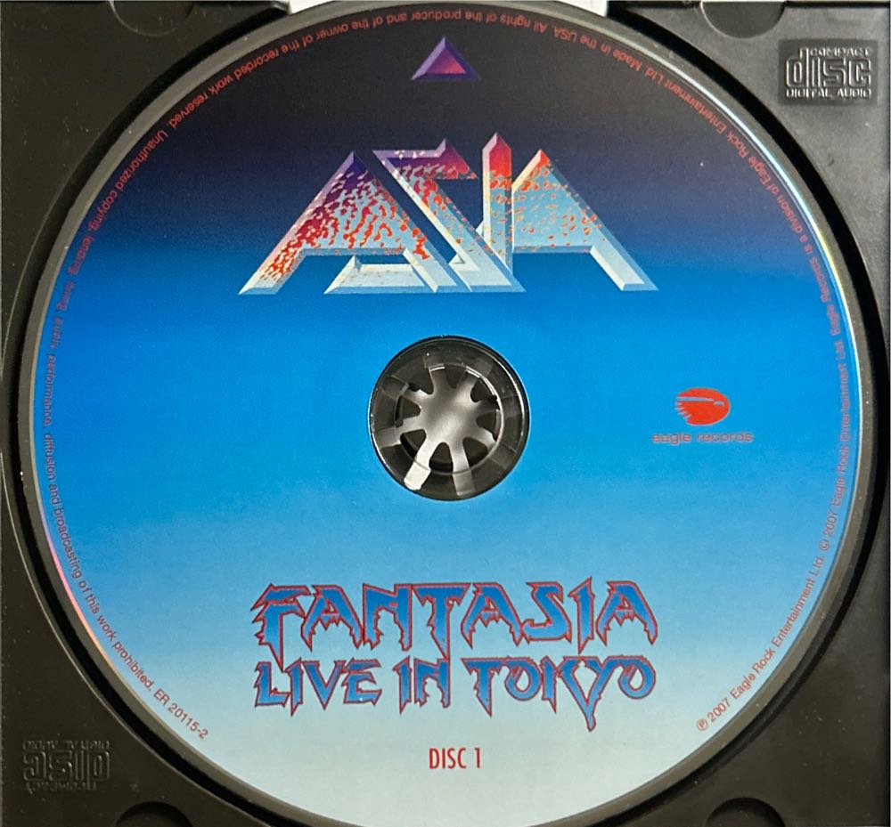 Fantasia: Live In Tokyo - Asia (CD - 106) music collectible [Barcode 826992011523] - Main Image 4