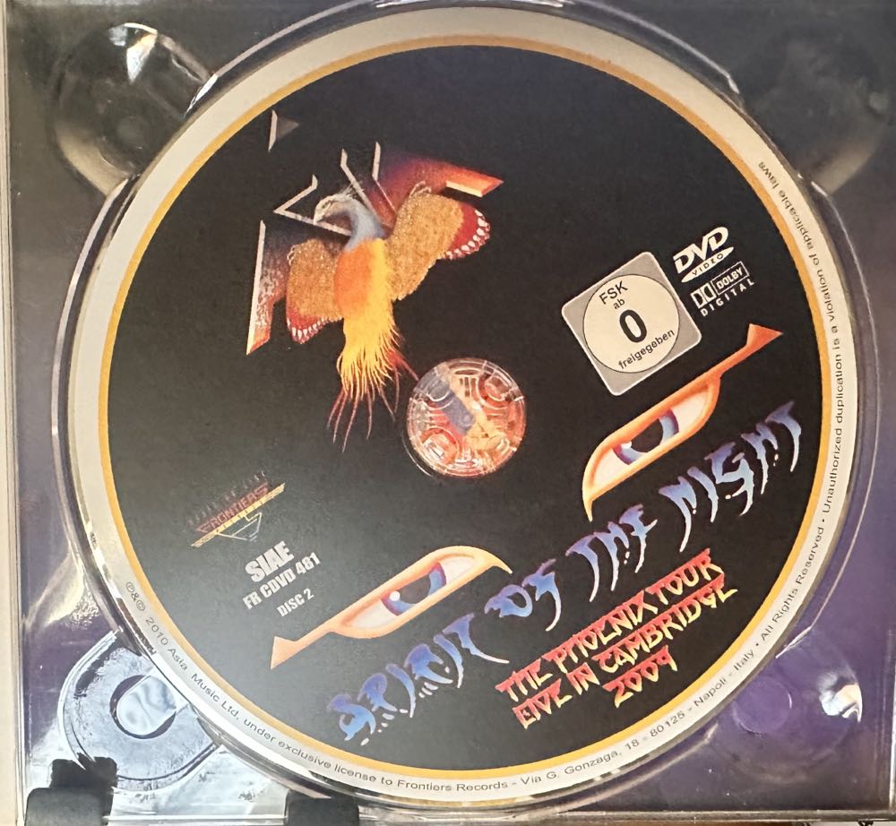 Spirit of the Night: The Phoenix Tour Live in Cambridge - Asia (CD) music collectible [Barcode 8024391048146] - Main Image 3