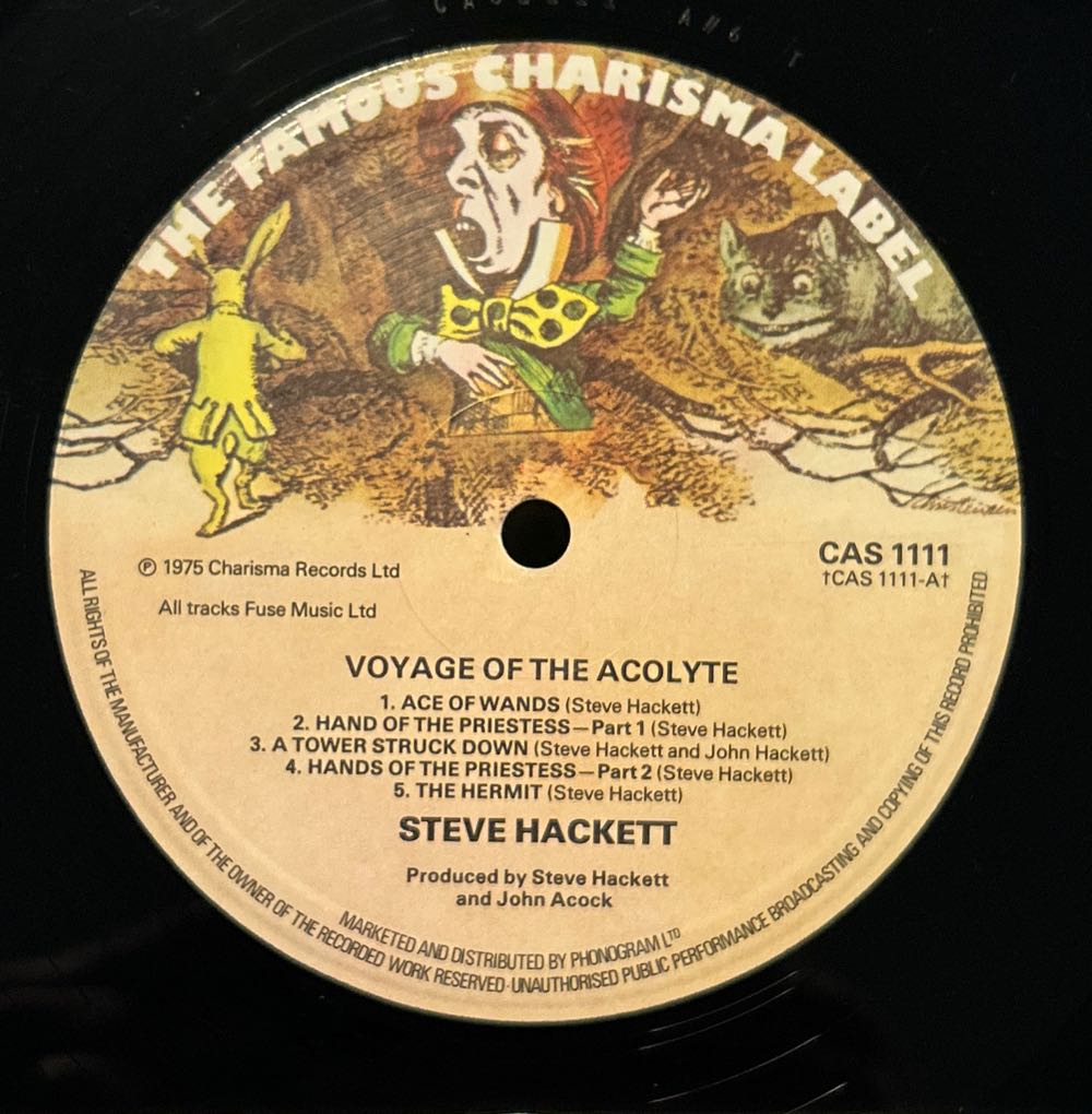 Voyage of the Acolyte - Hackett, Steve (12”) music collectible - Main Image 4