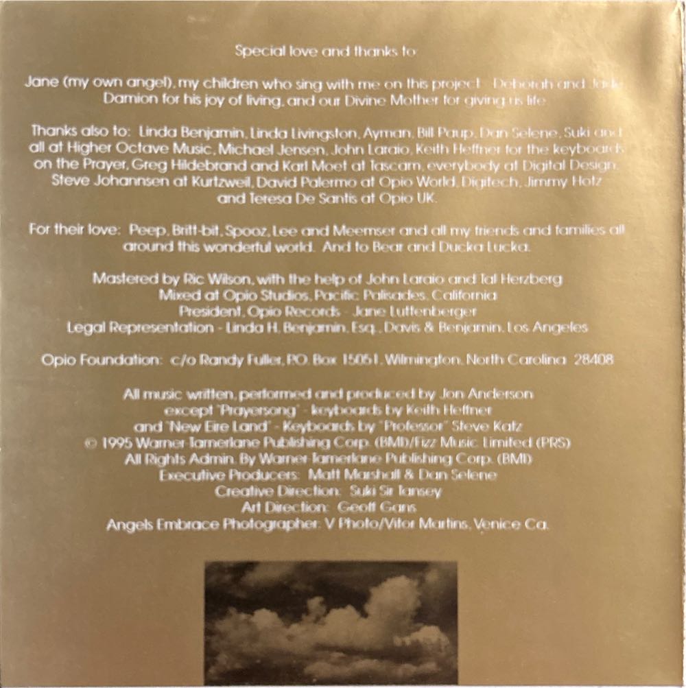 Angels Embrace - Anderson, Jon (CD - 49) music collectible [Barcode 018317708021] - Main Image 3