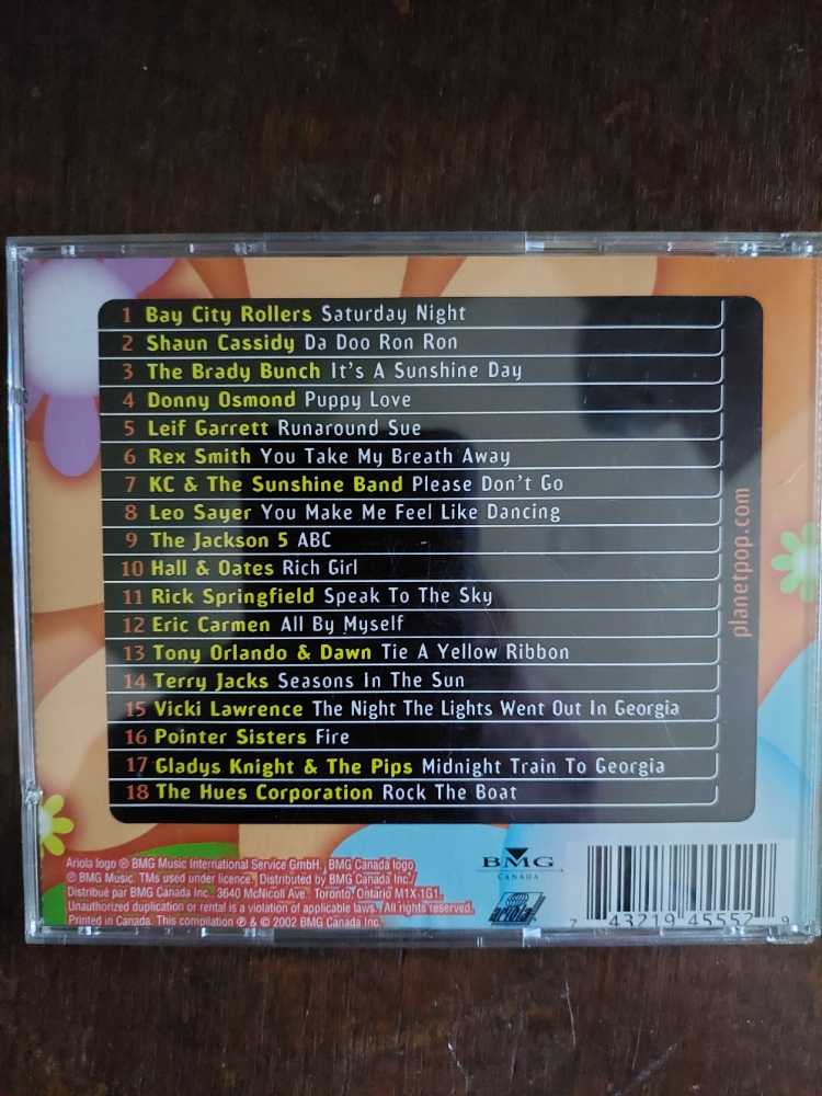 Planet Pop 70s - Various 70’s (CD) music collectible [Barcode 743219455529] - Main Image 2