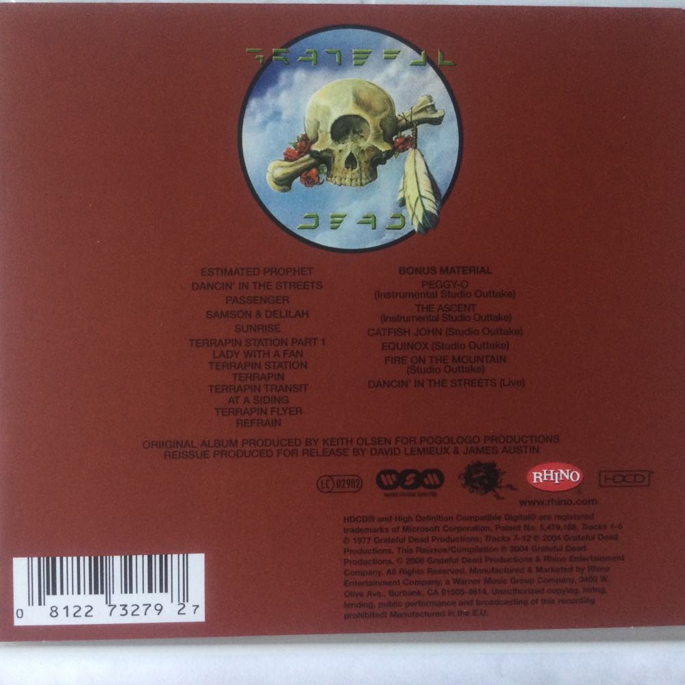 Terrapin Station - Grateful Dead (12” - 75) music collectible [Barcode 081227327927] - Main Image 2