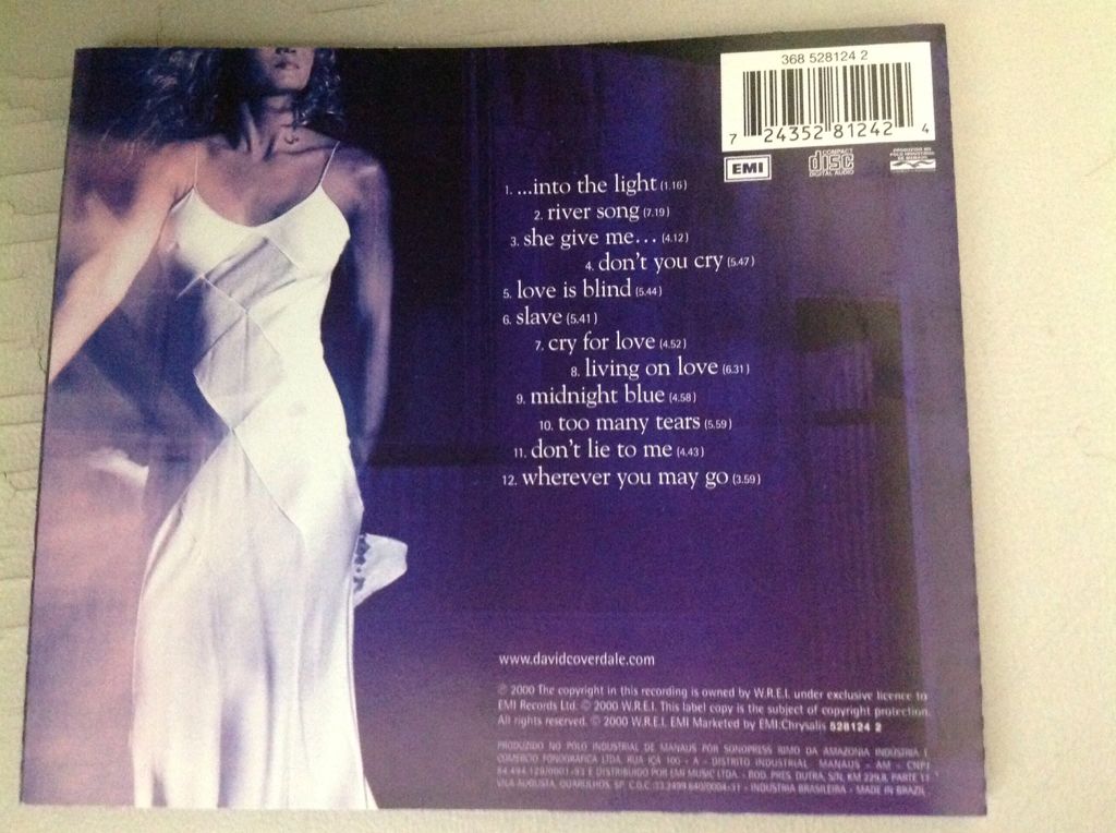 Into the Light (MP3) - Coverdale, David (CD - 58) music collectible [Barcode 807811225123] - Main Image 2