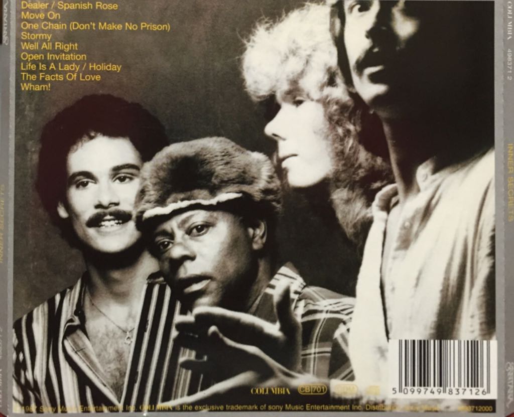 Inner Secrets - Santana (CD) music collectible [Barcode 5099749837126] - Main Image 2