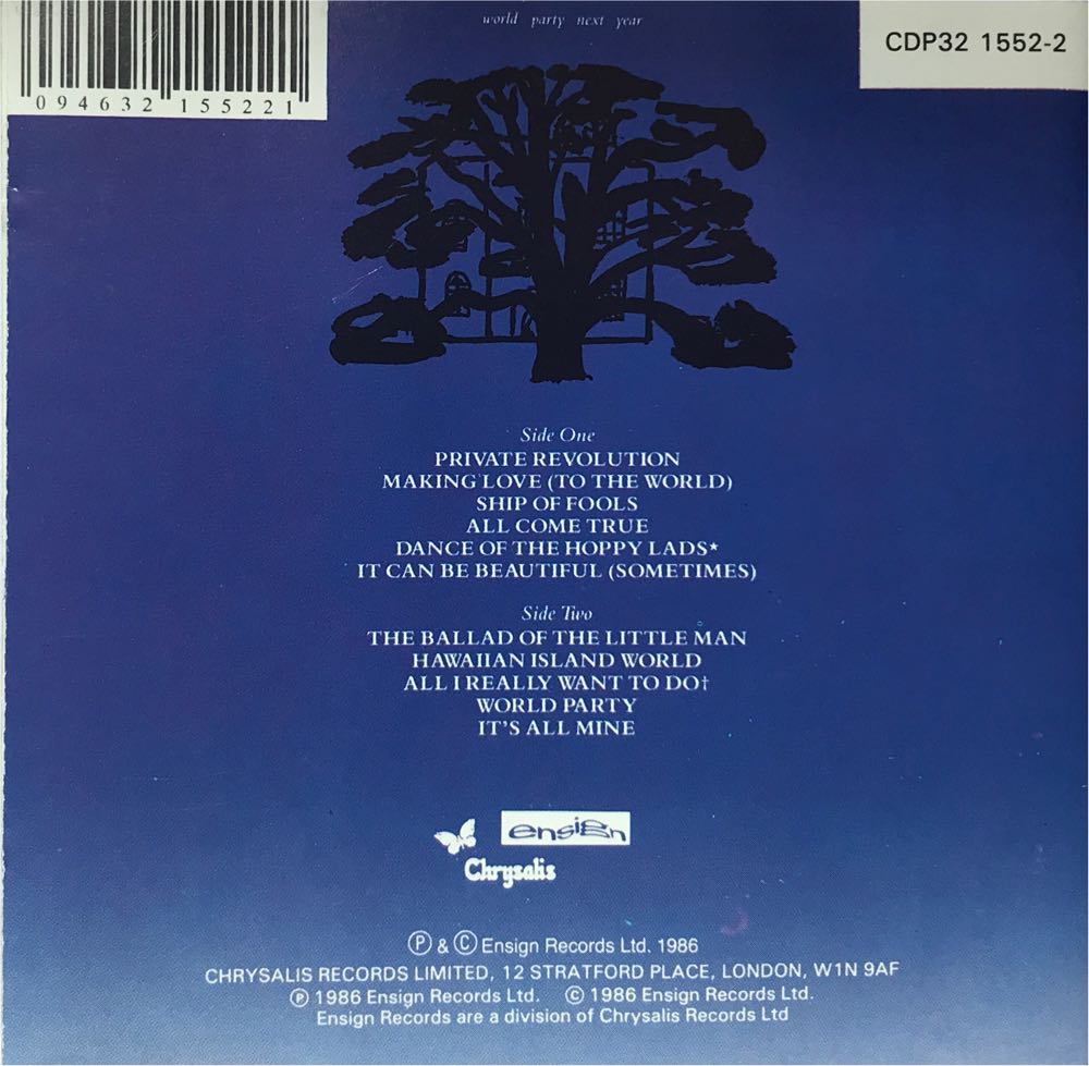 Private Revolution - World Party (CD) music collectible [Barcode 094632155221] - Main Image 2