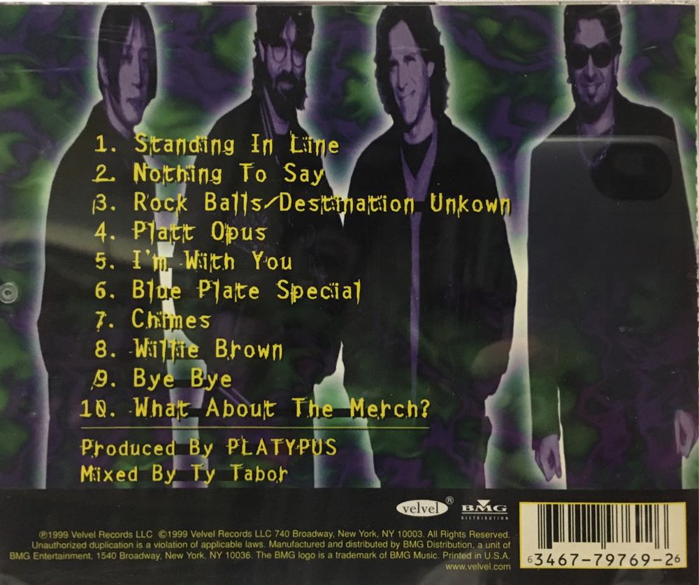 When Pus Comes To Shove - Platypus (CD - 51) music collectible [Barcode 634677976926] - Main Image 2