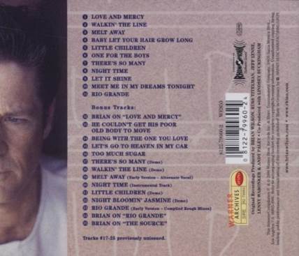 Brian Wilson - Wilson, Brian (CD) music collectible [Barcode 081227996024] - Main Image 2