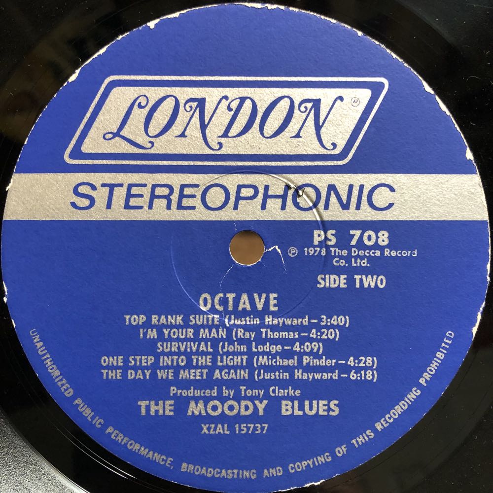 Octave - Moody Blues, The (12”) music collectible - Main Image 4