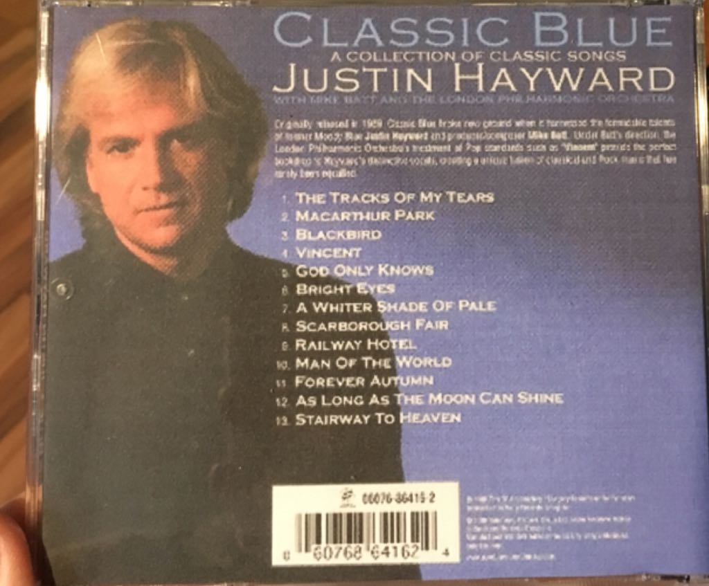 Classic Blue - Hayward, Justin (CD-R) music collectible - Main Image 2
