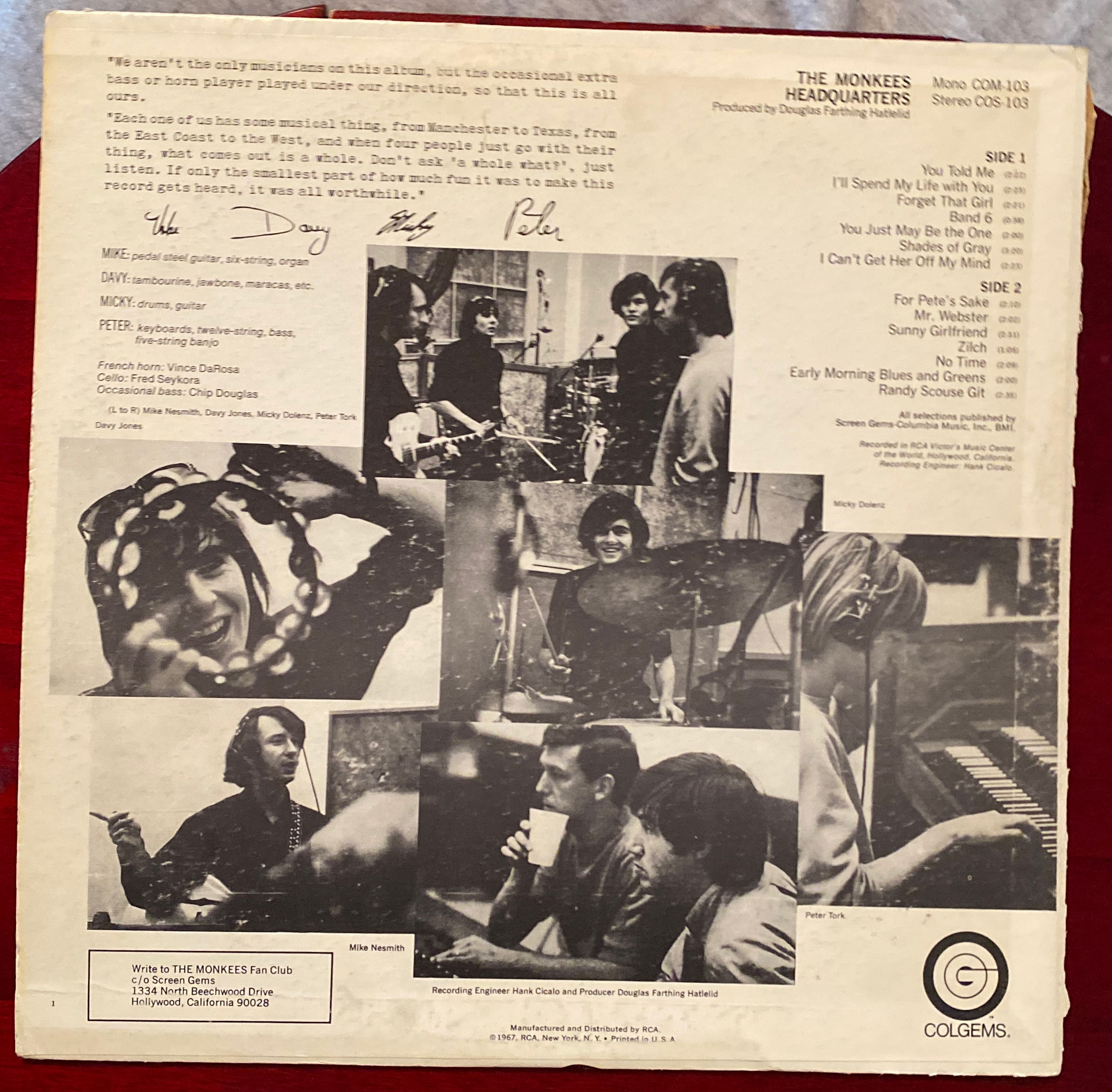 Headquarters - Monkees, The (12” - 31) music collectible - Main Image 2