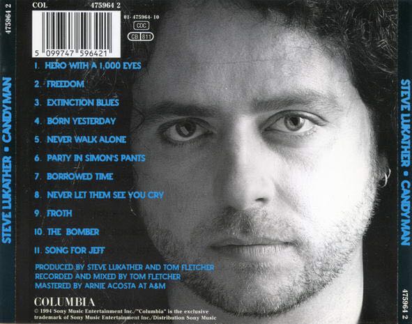 Candyman - Steve Lukather (CD) music collectible [Barcode 5099747596421] - Main Image 2