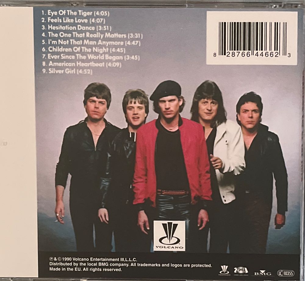 Survivor- Eye Of The Tiger - Survivor (CD - 38) music collectible [Barcode 828766446623] - Main Image 2